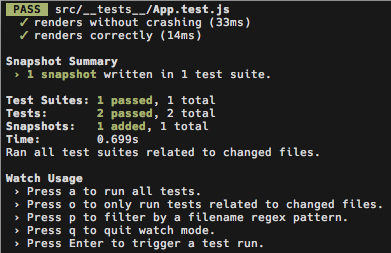 Snapshot Summary
